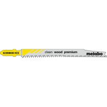 Metabo 5 Stikksagblader "clean wood premium" 93/ 2,2 mm, SME-623998000