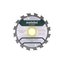 Metabo Sagblad "power cut wood - classic", 165x30, Z16 WZ 5° /B, SME-628416000