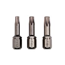 Metabo 3 bits for Torx-skruer T15/ 20/ 25 mm torsjon, SME-628539000