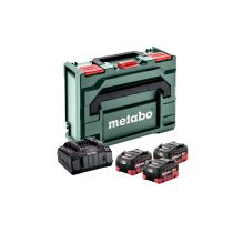 Metabo Basis-sett 3 x LiHD 5.5 Ah + metaBOX 145, SME-685069000