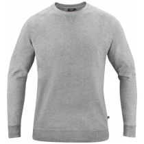 Texstar SWEATSHIRT SW17 LYSEGRÅ, SSK-77000-SW17-LYSEGRA