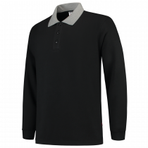 Tricorp Kontrast Polo-genser, Svart/Grå, 1 Stykke, SUT-301006BlackGrey