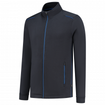 Tricorp Sweatjakke med Detaljer, Glidelås Krage, Marineblå/Kongeblå, 1 Stykke, SUT-302702NavyRoyalblue