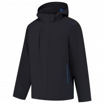 Tricorp Winter Tech Shell Jakke med Hette og Detaljer, Marineblå/Kongeblå, 1 Stykke, SUT-402703NavyRoyalblue