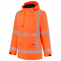 Tricorp Parka Reversible, Glidelås Krage, Fluororansje, 1 Stykke, SUT-403703Fluororange