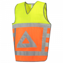 Tricorp Trafikkvaktens Hi-Vis Vest, Oransjegul, 1 Stykke, SUT-453001OrangeYellow