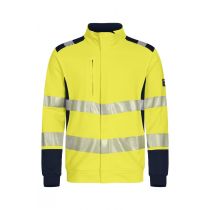 Tranemo Flammehemmende cardigan, gul/marine, 1 stk, STN-50308994