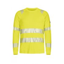 Tranemo Hi-Vis T-skjorte lang erm, Gul, 1 stykke, STN-508486, STN-508486