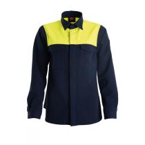 Tranemo Hi-Vis Dameskjorte, Gul/Marine, 1 stykke, STN-567887, STN-567887