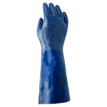 Showa NSK24 Nitril Kjemikaliebestandige hansker, blå, 1 par